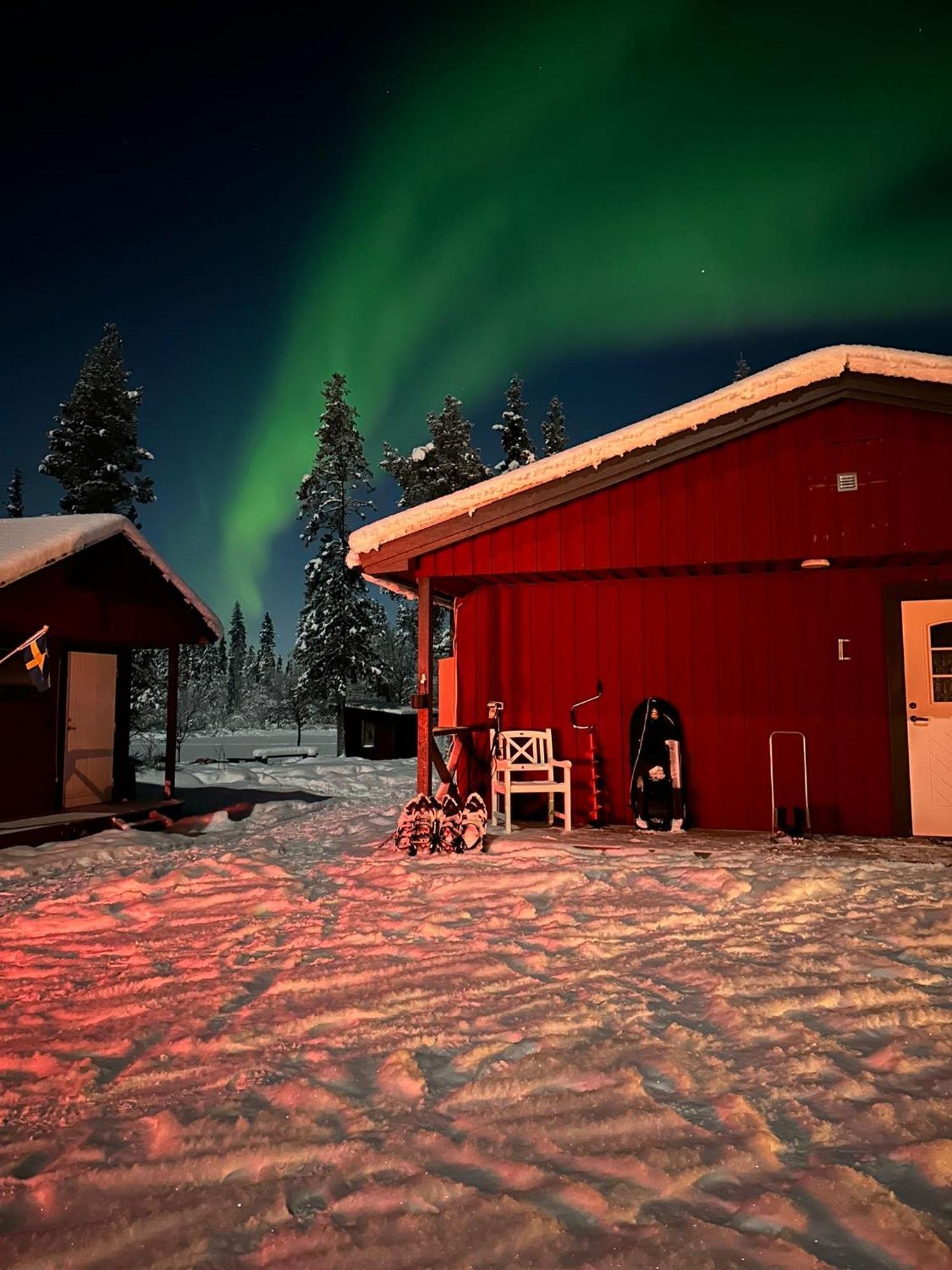 Villa Camp Caroli Family House Jukkasjärvi Exterior foto